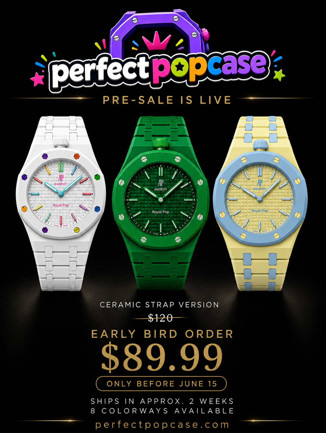 Royal Pop Ceramic Strap