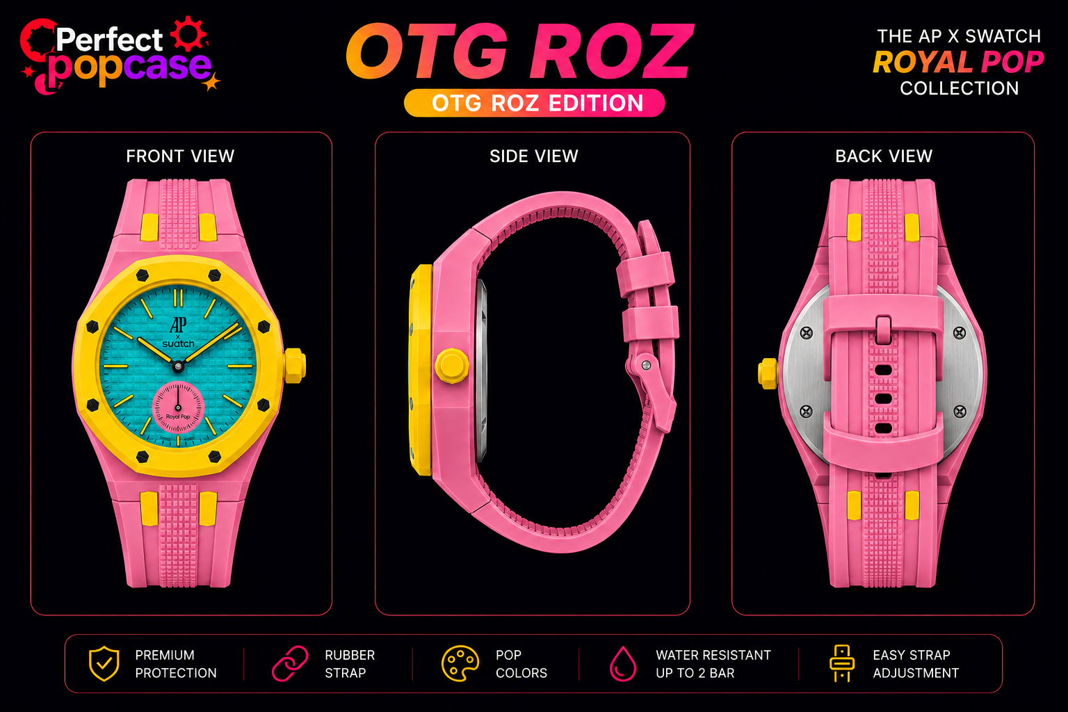 AP x Swatch Otg Roz - Rubber Strap