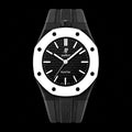 AP x Swatch Ocho Negro - Rubber Strap