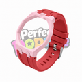 Red & Candy Pink - 12 O'clock Crown