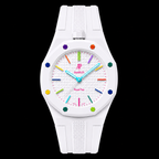 AP x Swatch Huit Blanc - Rubber Strap