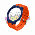Orange & Navy - 12 O'clock Crown