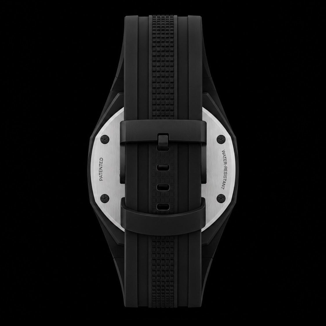 AP x Swatch Ocho Negro - Rubber Strap